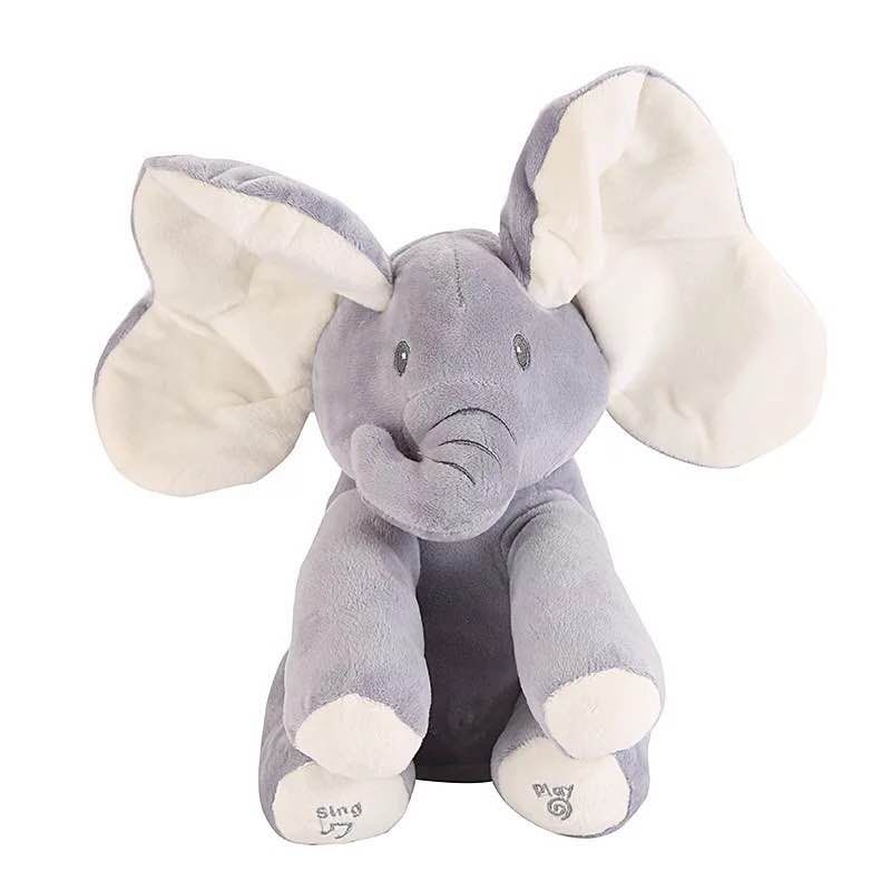 Elefante Musical de Peluche Personalizable para Niños