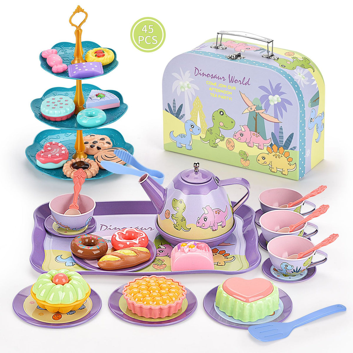 Juego de simulación de postres y té "La casita" para niñas