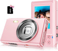 BOFIDAR Digital Camera 1080P FHD Kids Digital Camera with 32GB Card2 BatteriesSmall Pink Digital Camera Vintage Digicam Old Photo Camera Gift for Children Teen Girl Boy