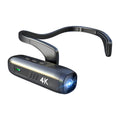 Camnoon 4K 30FPS Head Mounted Camera Wearable WiFi Video Camera Camcorder Webcam 120°Wide Angle Lens Anti-Shake Built-in Battery APP Control for Vlog Video Recording