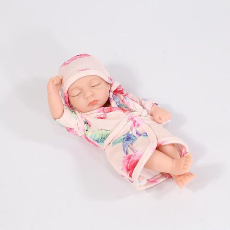 Mini Muñeca Bebé de Silicona Suave - Lindo Regalo para Niñas