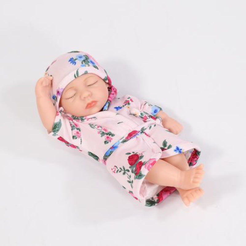 Mini Muñeca Bebé de Silicona Suave - Lindo Regalo para Niñas
