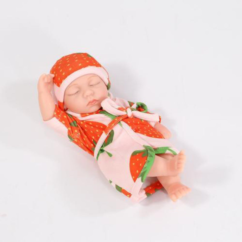 Mini Muñeca Bebé de Silicona Suave - Lindo Regalo para Niñas