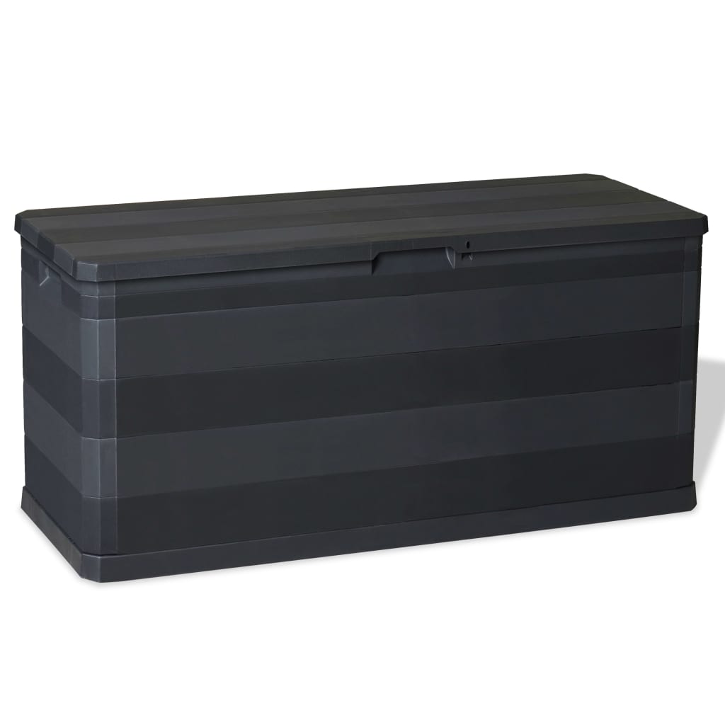 Caja De Almacenamiento De Jardín Gris 117X45X56 Cm