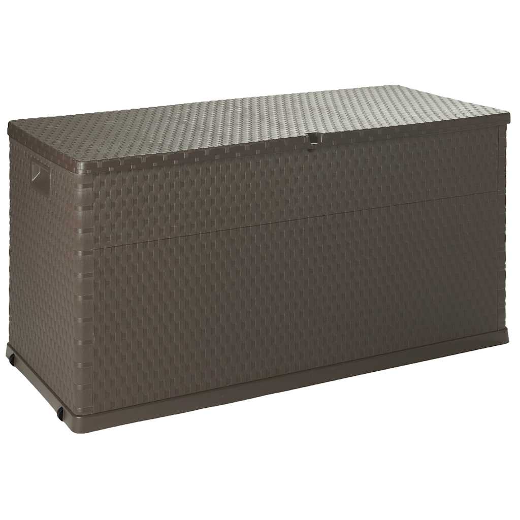 Caja De Almacenamiento De Jardín Ratán Pp 120X56X63Cm
