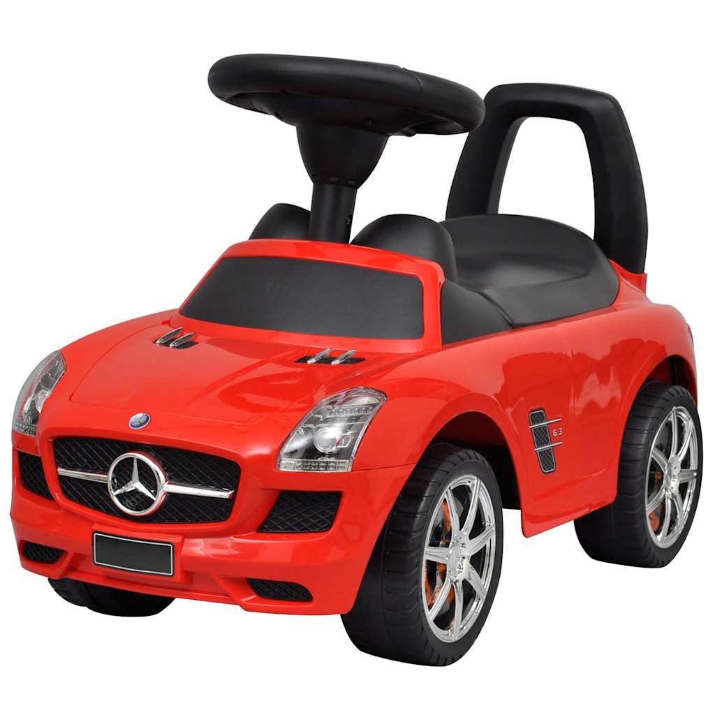 Coche De Niños Accionado Con El Pie Blanco