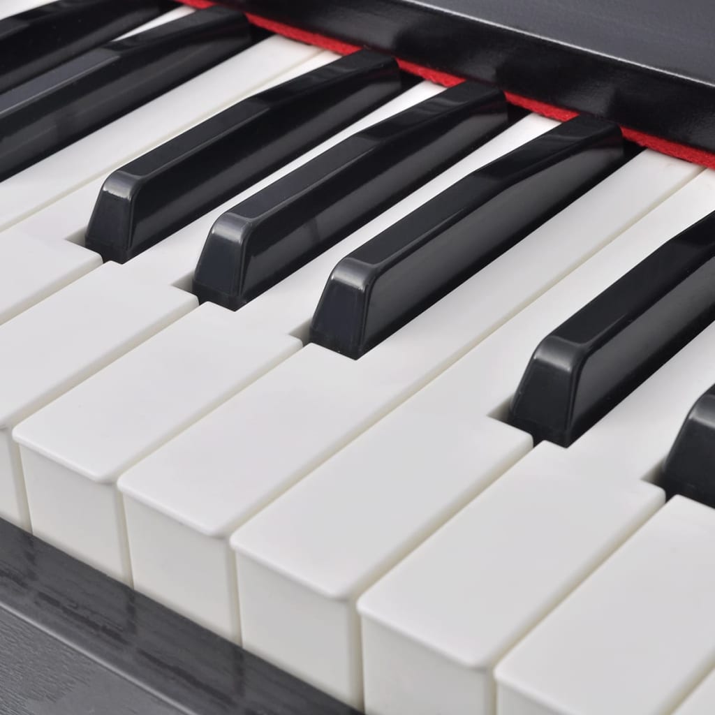 Piano Digital De 88 Teclas Con Pedales Negro Tabla Melamina