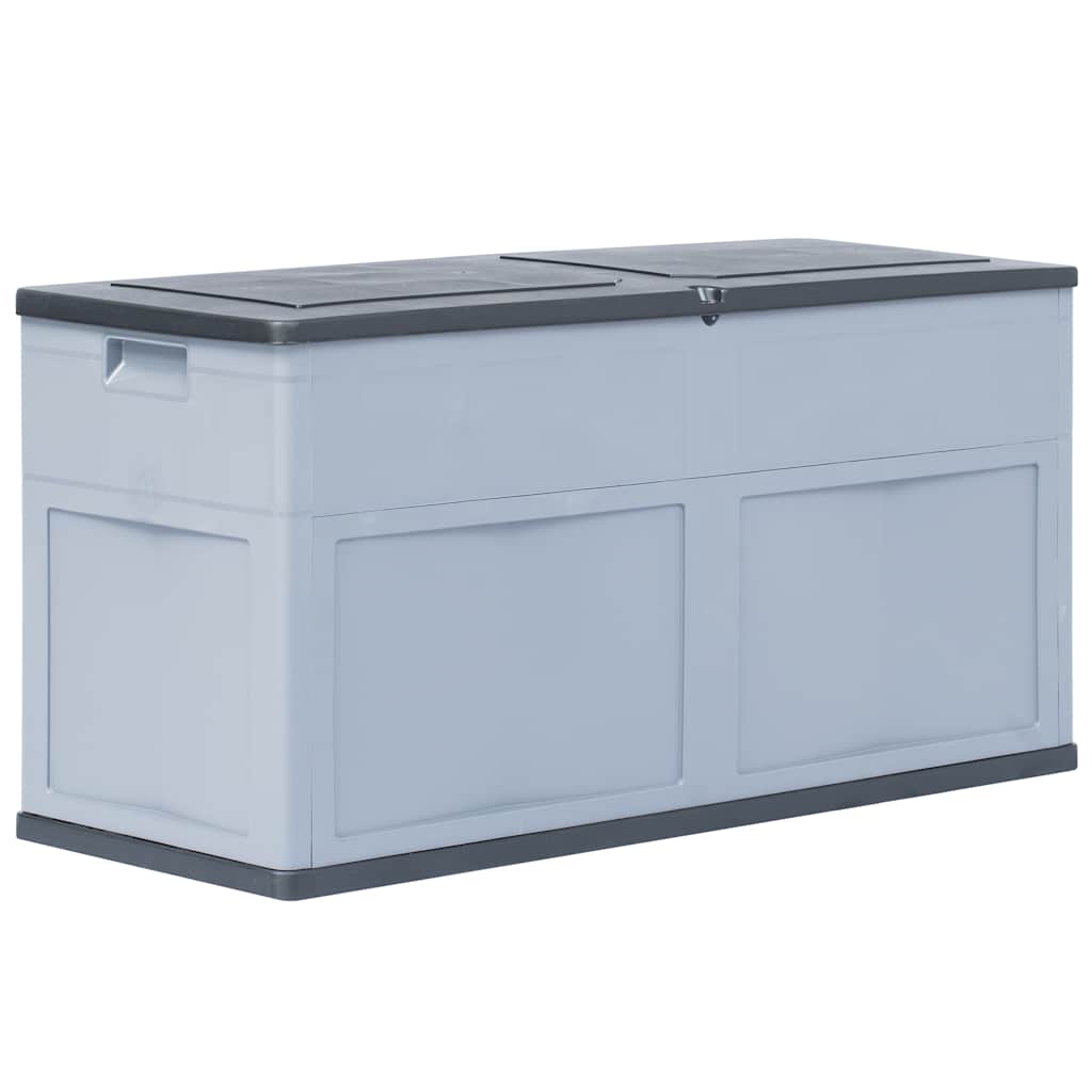 Caja De Almacenamiento De Jardín 320 L Y Negro