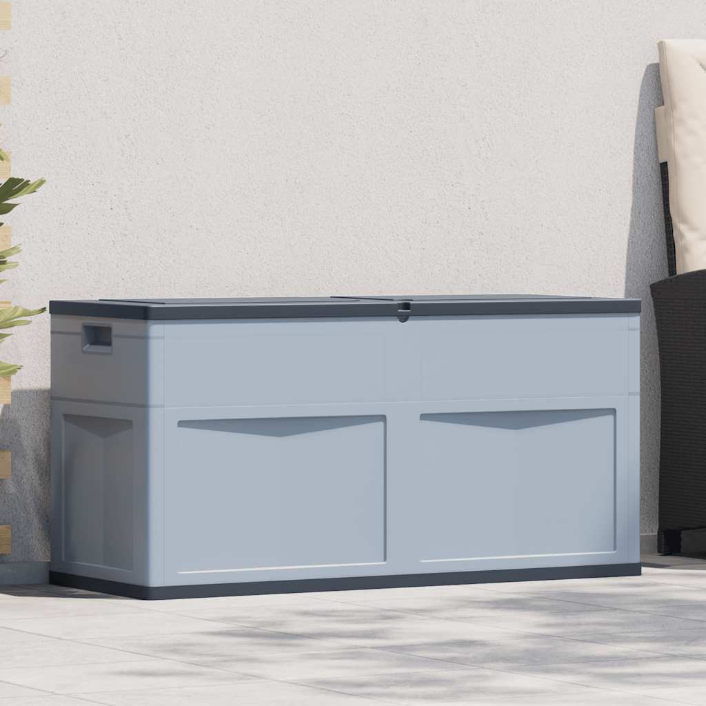 Caja De Almacenamiento De Jardín 320 L Y Negro