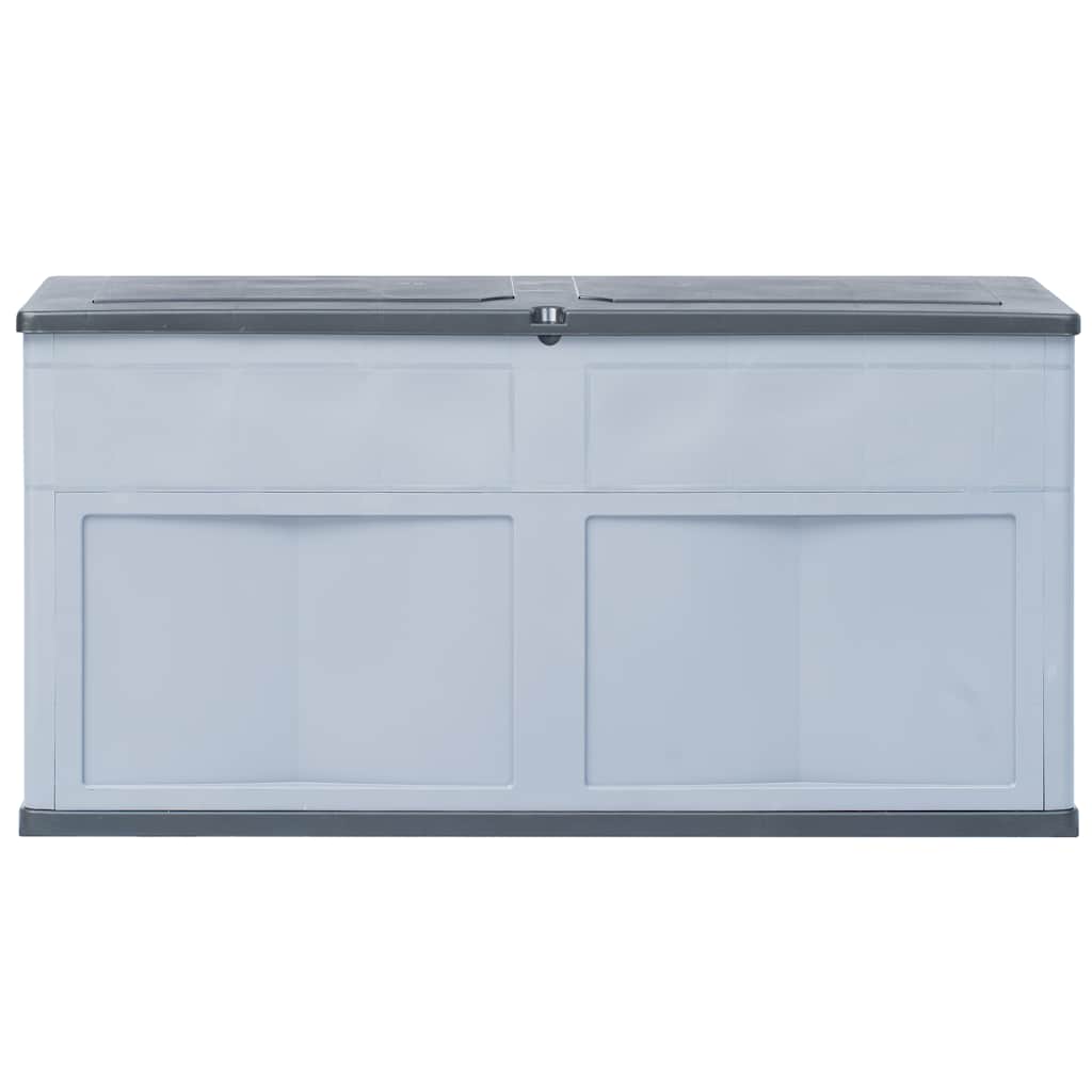 Caja De Almacenamiento De Jardín 320 L Y Negro