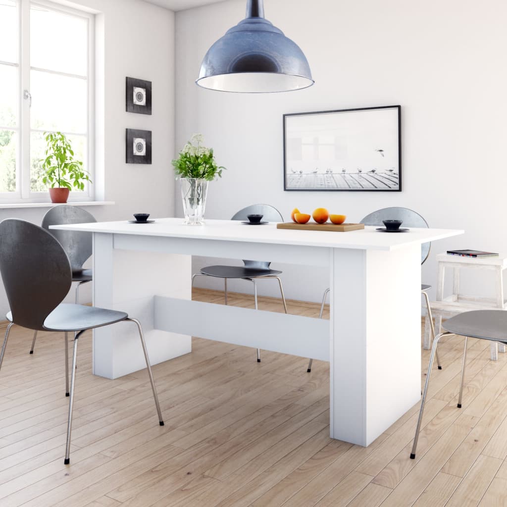 Mesa De Comedor De Aglomerado Madera Envejecida 180X90X76 Cm