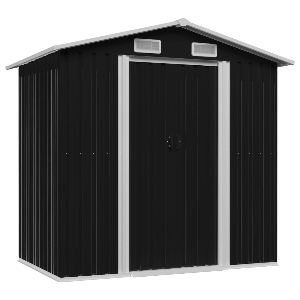 Caseta De Almacenamiento Jardín Acero 204X132X186 Cm