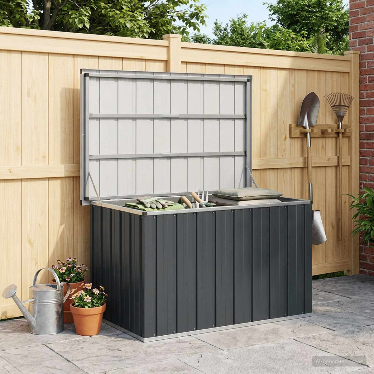 Caja De Almacenamiento De Jardín
