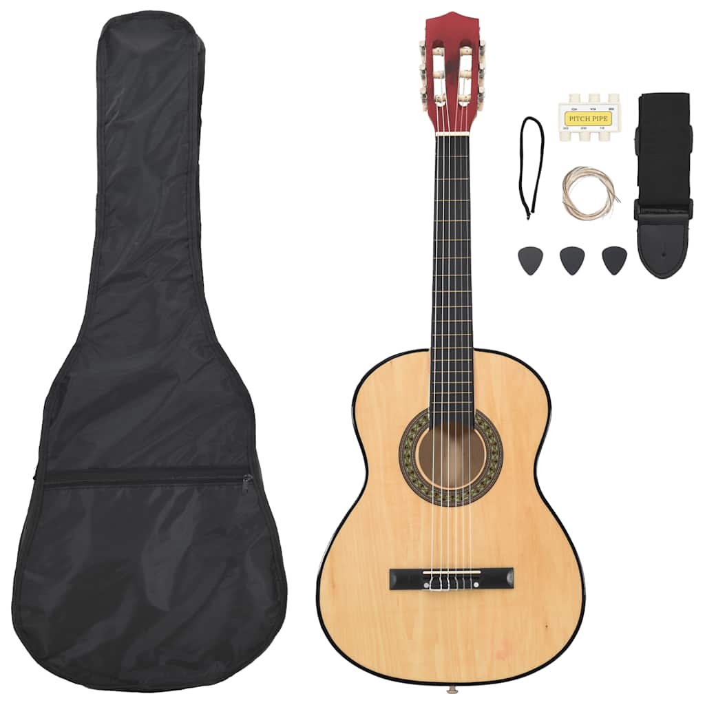 Set De Guitarra Clásica Para Principiantes 8 Pzas "