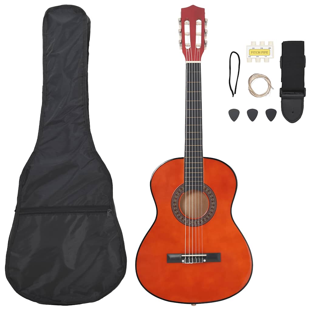 Set De Guitarra Clásica Para Principiantes 8 Pzas "