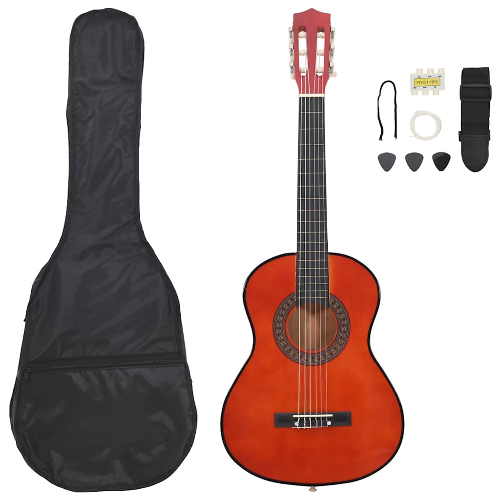 Set De Guitarra Clásica Para Principiantes 8 Pzas "