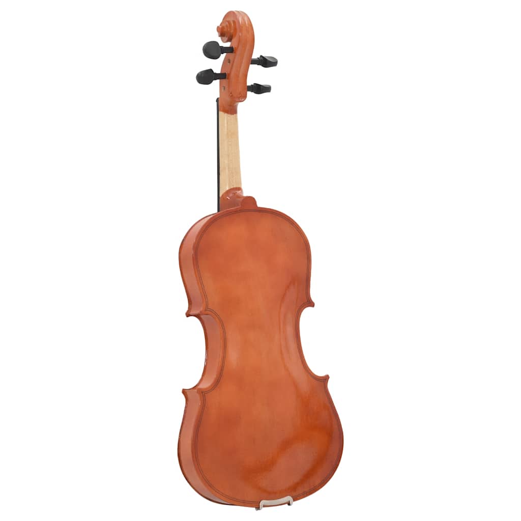 Juego Completo De Violín Con Arco Y Barbada Madera Oscura 4/4