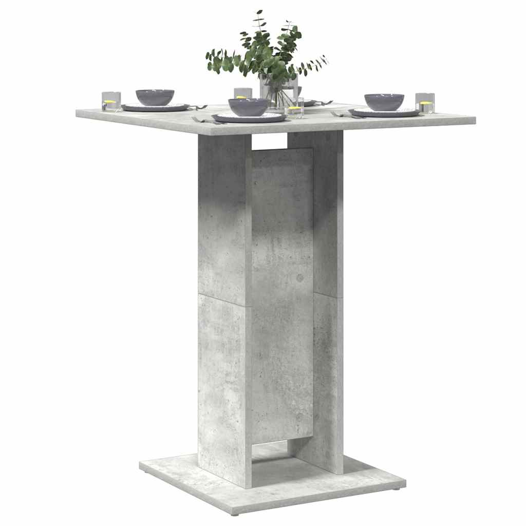 Mesa De Bistró Madera De Ingeniería 60X60X75 Cm