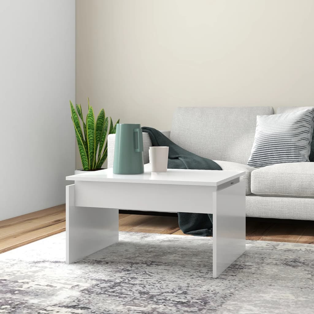 Mesa De Centro Madera Contrachapada Madera Vieja 68X50X38 Cm