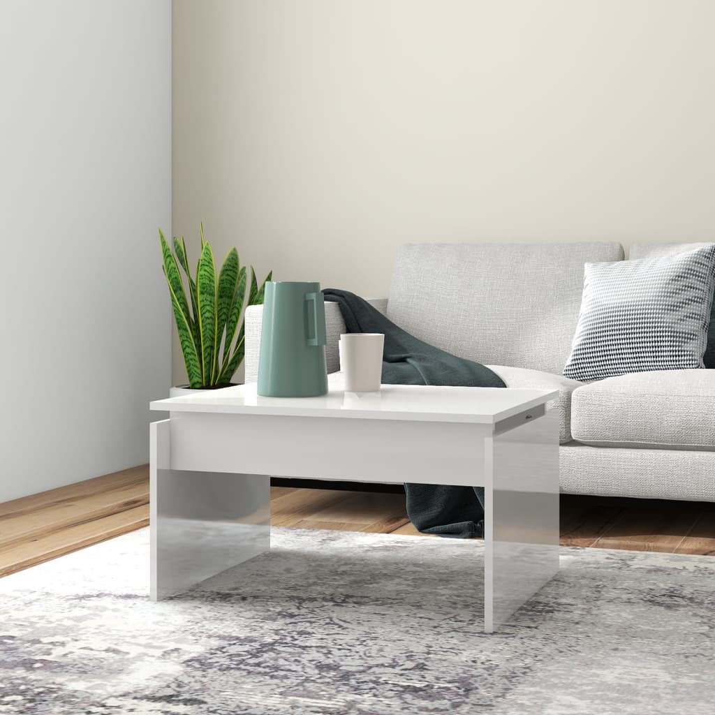 Mesa De Centro Madera Contrachapada Madera Vieja 68X50X38 Cm