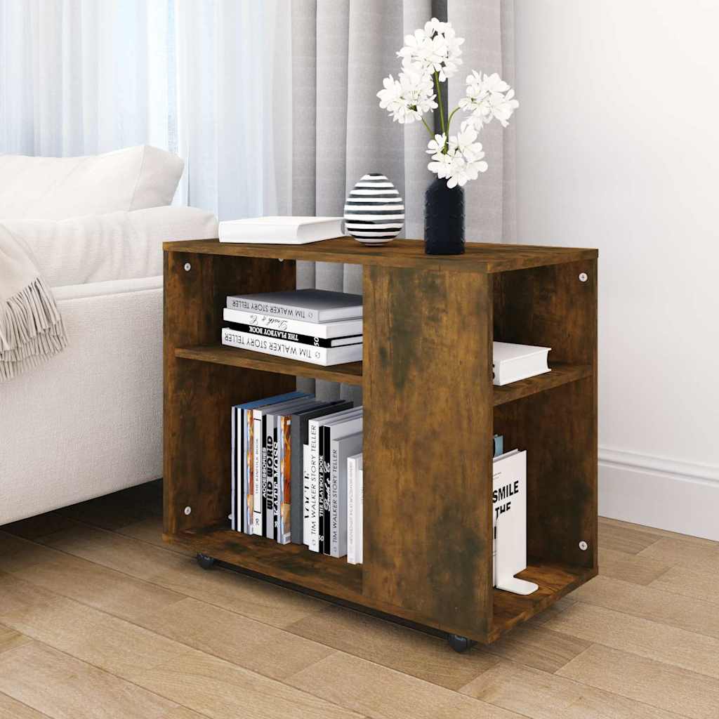 Mesa Auxiliar De Madera De Ingeniería 70X35X60,5 Cm