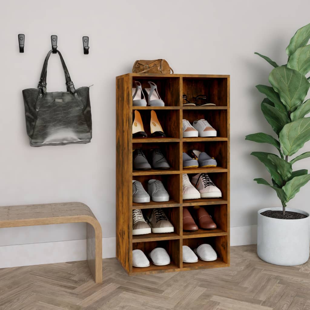 Zapatero Madera Contrachapada Madera Vieja 54X34X100Cm