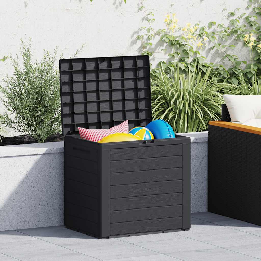 Caja De Almacenamiento De Jardín Gris 116X44X55 Cm