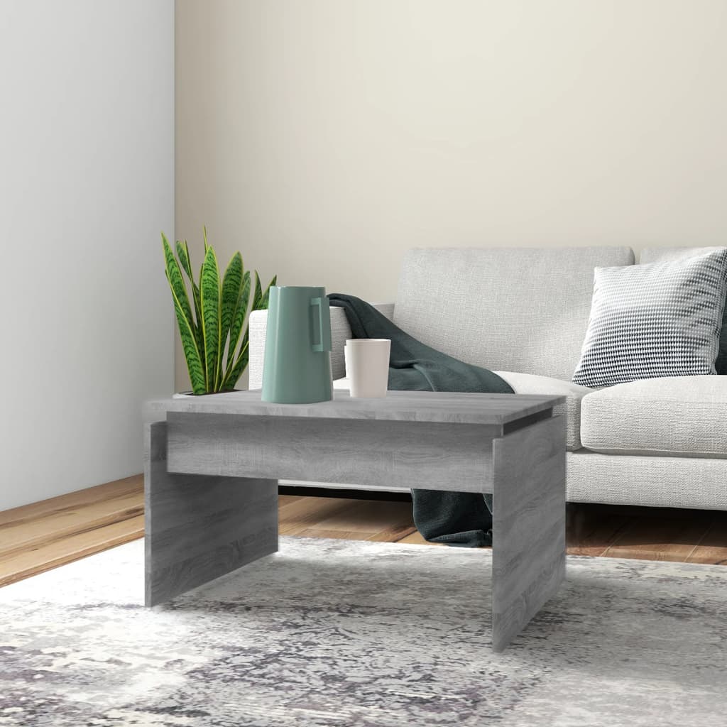 Mesa De Centro Madera Contrachapada Madera Vieja 68X50X38 Cm