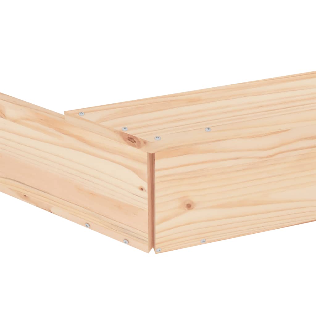 Arenero Con Asientos Octógono Madera Maciza De Pino