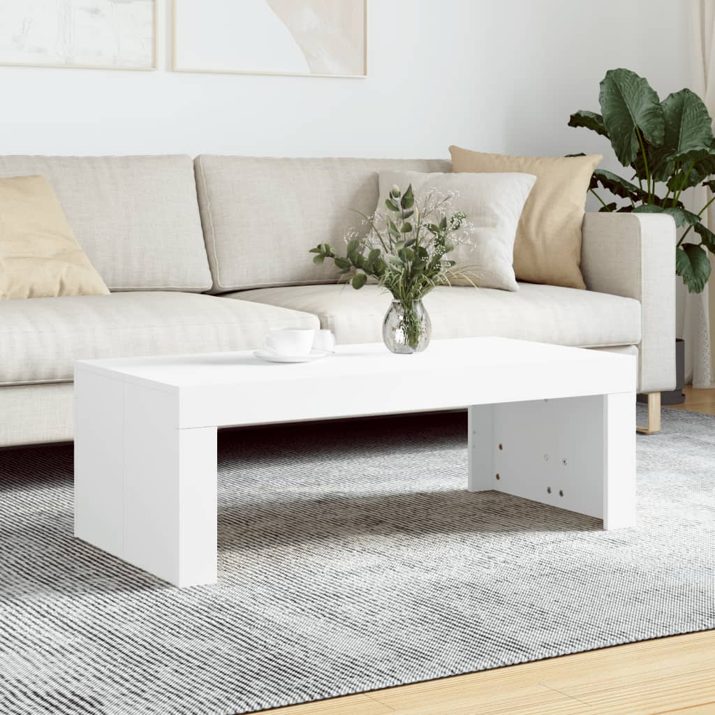 Mesa De Centro Madera De Ingeniería Envejecida 102X50X35 Cm
