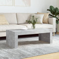 Mesa De Centro Madera De Ingeniería Envejecida 102X50X35 Cm