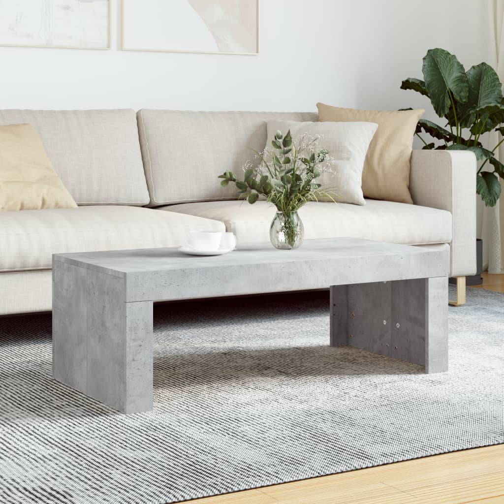 Mesa De Centro Madera De Ingeniería Envejecida 102X50X35 Cm