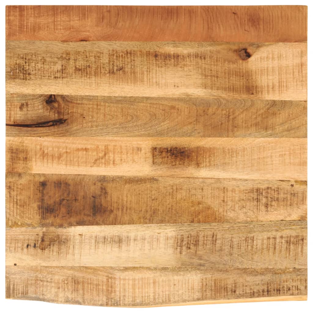 Tablero De Mesa Borde Madera Maciza Mango 100X30X2,5 Cm