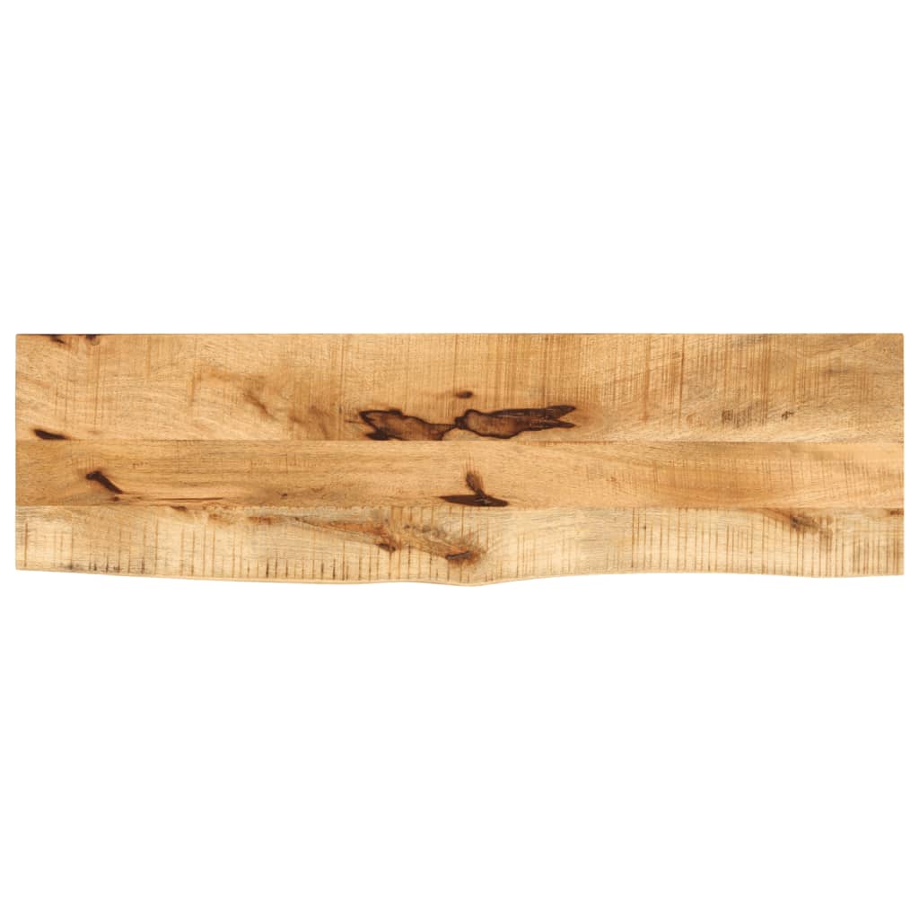 Tablero De Mesa Borde Madera Maciza Mango 100X30X2,5 Cm