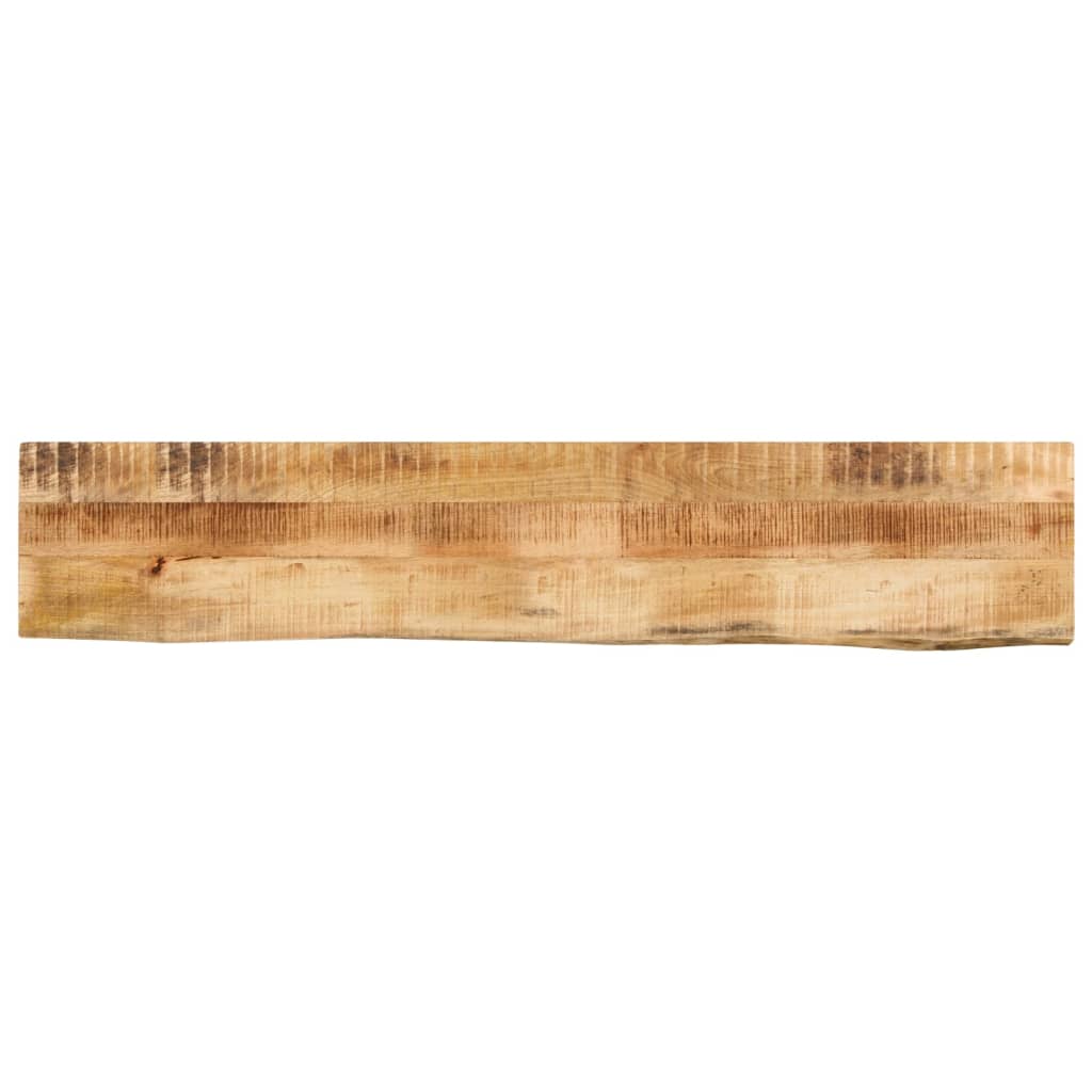 Tablero De Mesa Borde Madera Maciza Mango 100X30X2,5 Cm
