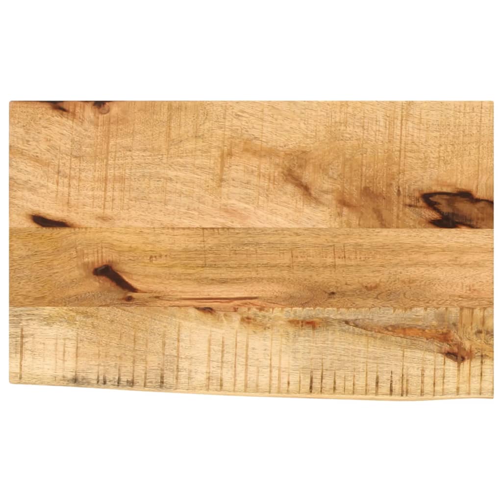 Tablero De Mesa Borde Madera Maciza Mango 100X30X2,5 Cm
