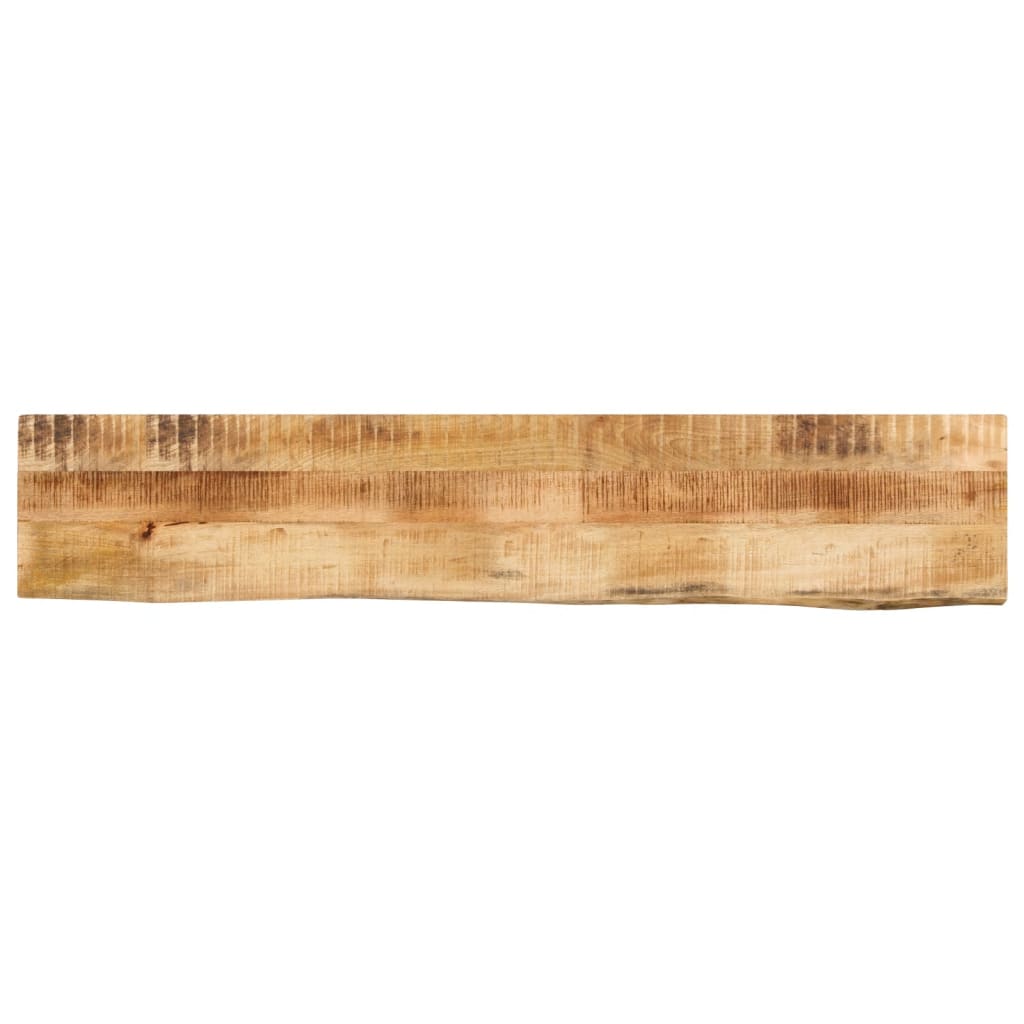 Tablero De Mesa Borde Madera Maciza Mango 100X30X2,5 Cm