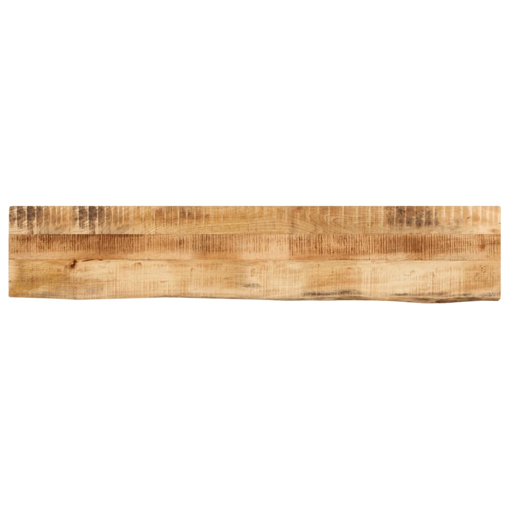 Tablero De Mesa Borde Madera Maciza Mango 100X30X2,5 Cm