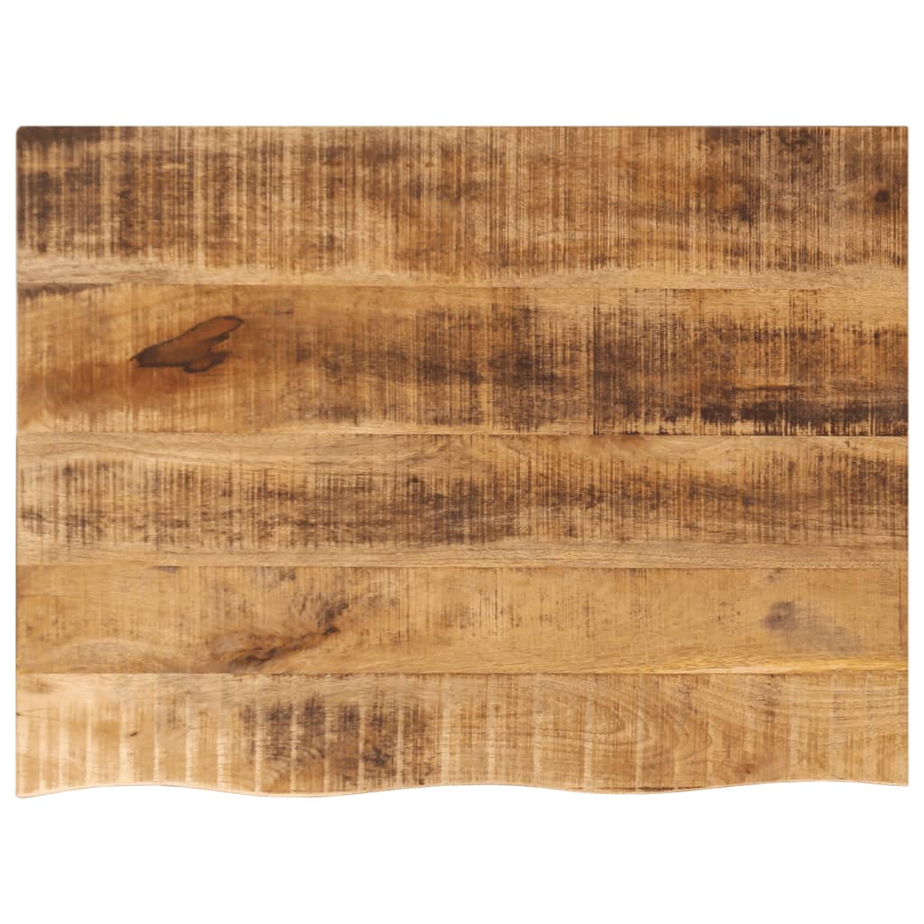 Tablero De Mesa Borde Madera Maciza Mango 100X30X2,5 Cm