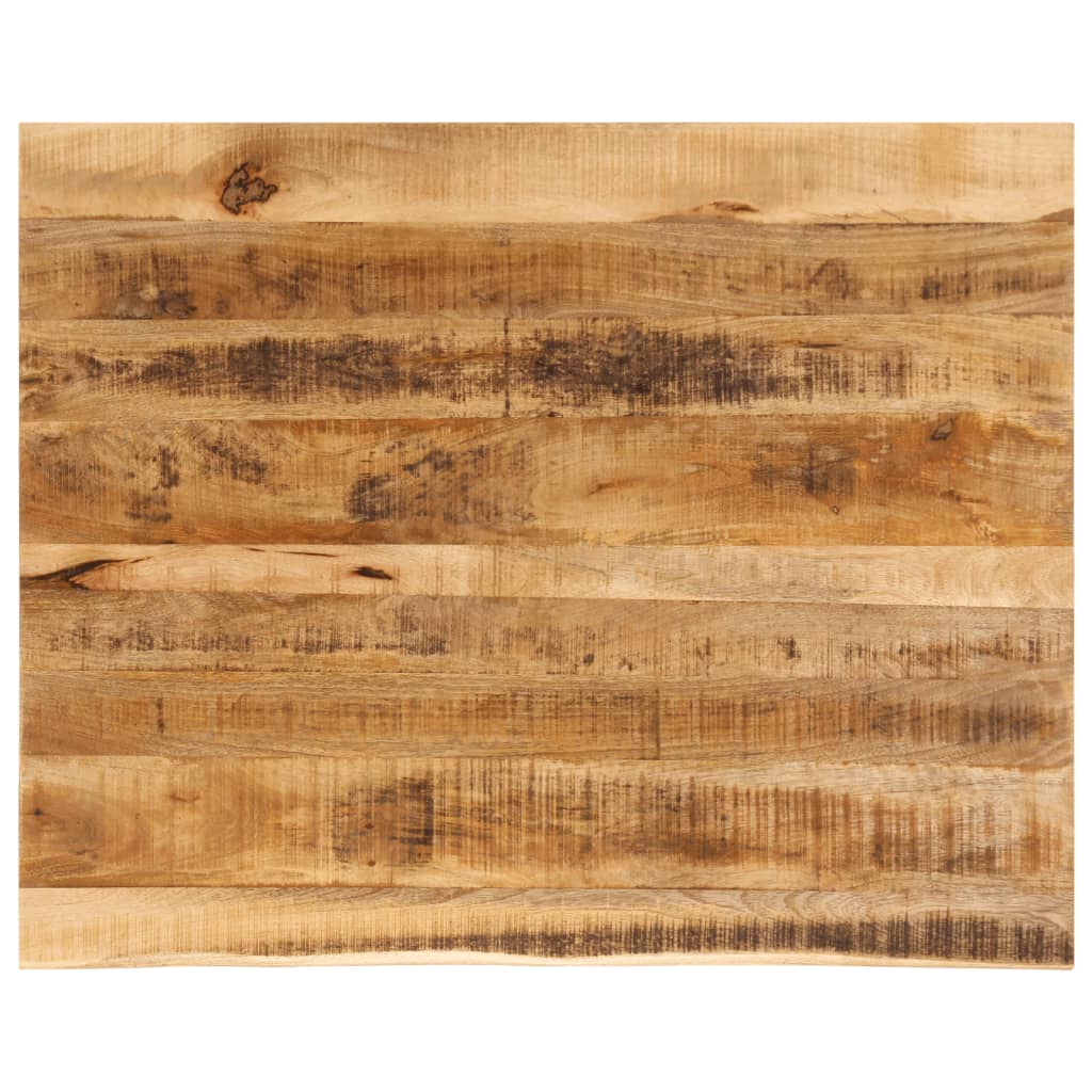 Tablero De Mesa Borde Madera Maciza Mango 100X30X2,5 Cm