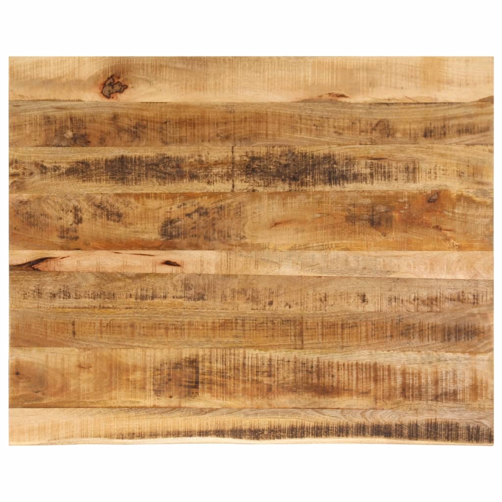 Tablero De Mesa Borde Madera Maciza Mango 100X30X2,5 Cm