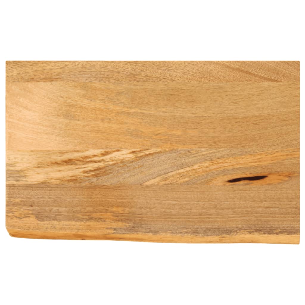 Tablero De Mesa Borde Madera Maciza Mango 100X30X2,5 Cm