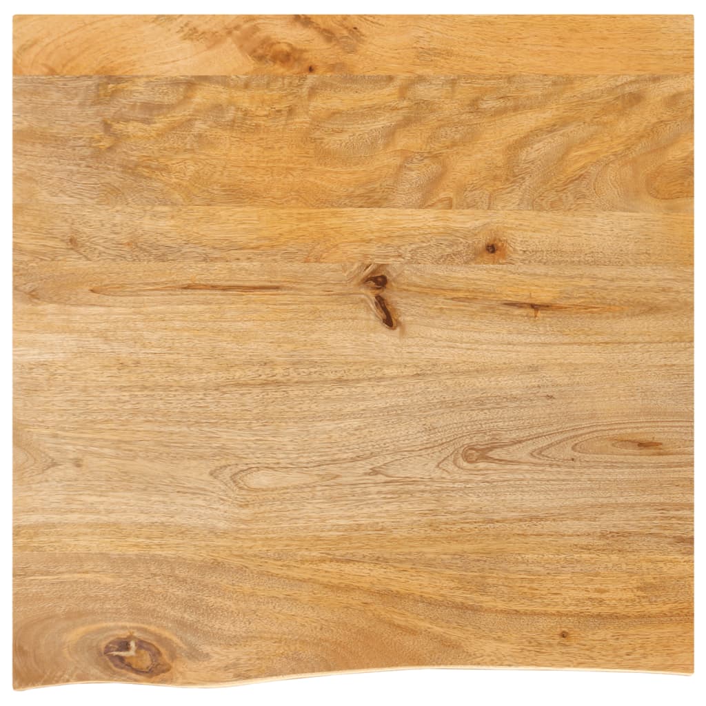 Tablero De Mesa Borde Madera Maciza Mango 100X30X2,5 Cm