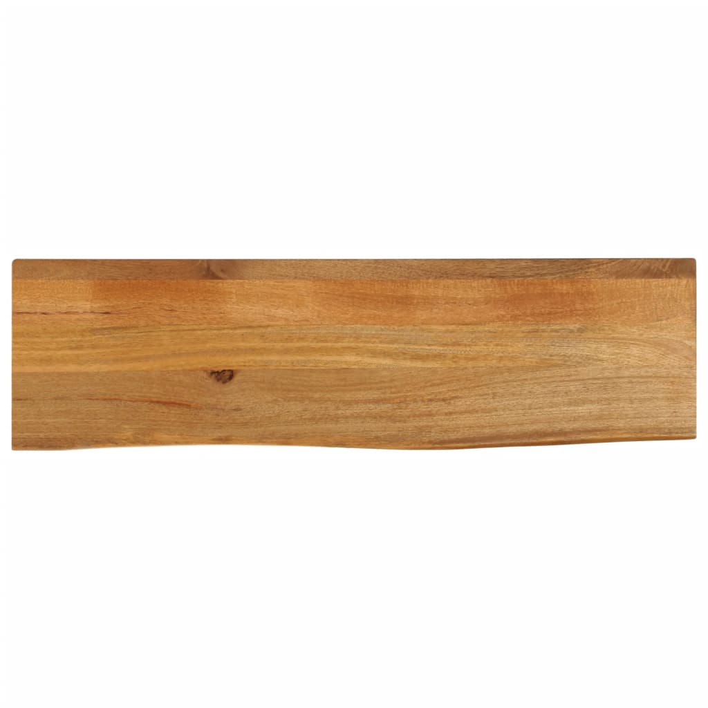 Tablero De Mesa Borde Madera Maciza Mango 100X30X2,5 Cm