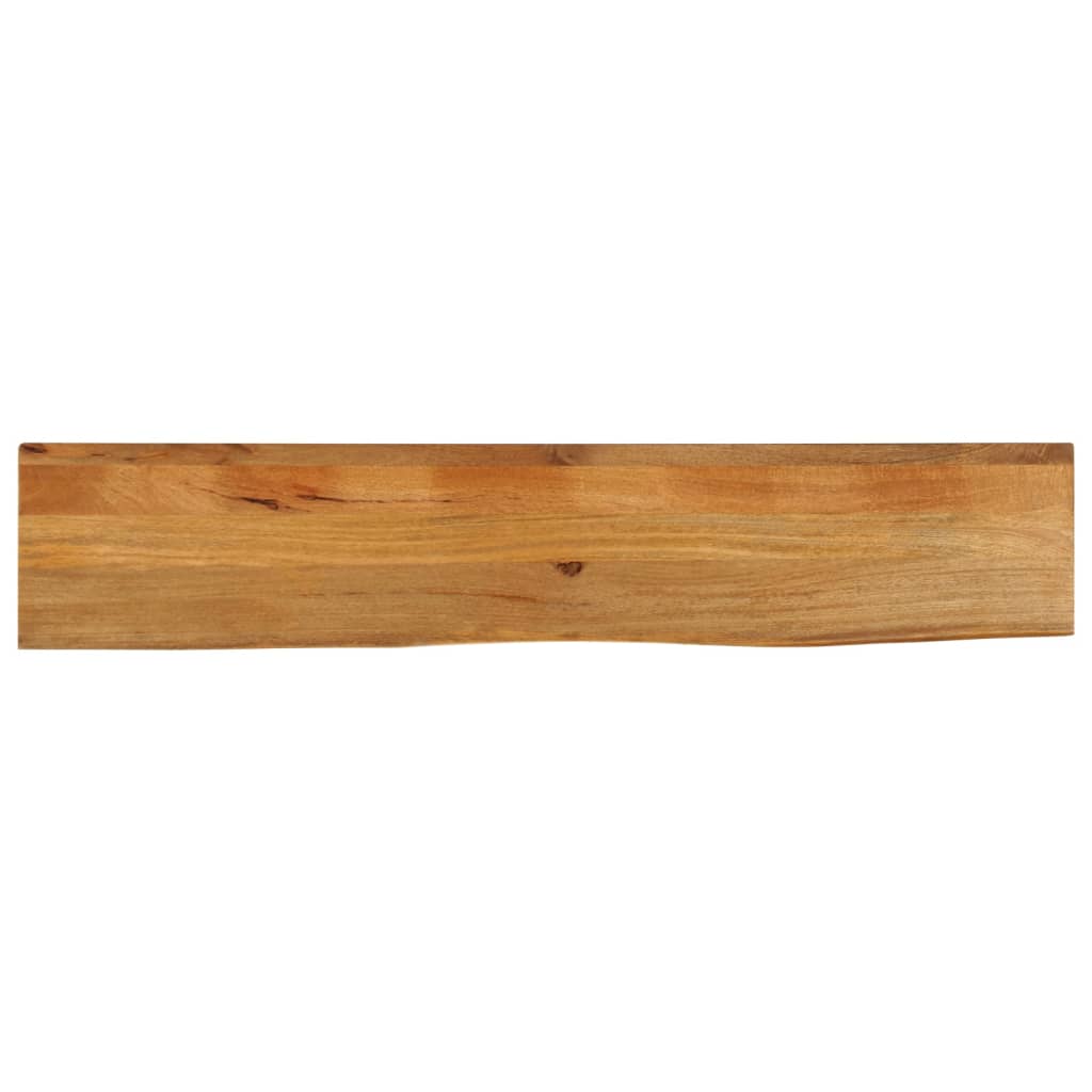 Tablero De Mesa Borde Madera Maciza Mango 100X30X2,5 Cm