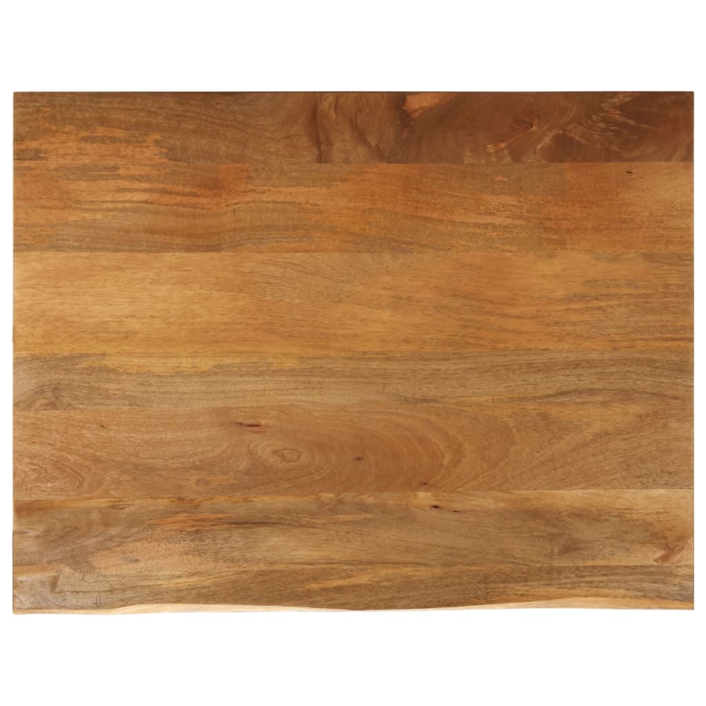 Tablero De Mesa Borde Madera Maciza Mango 100X30X2,5 Cm