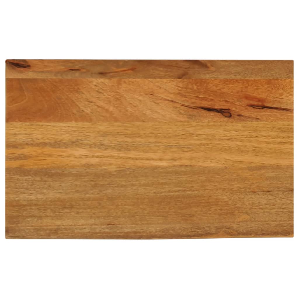 Tablero De Mesa Borde Madera Maciza Mango 100X30X2,5 Cm