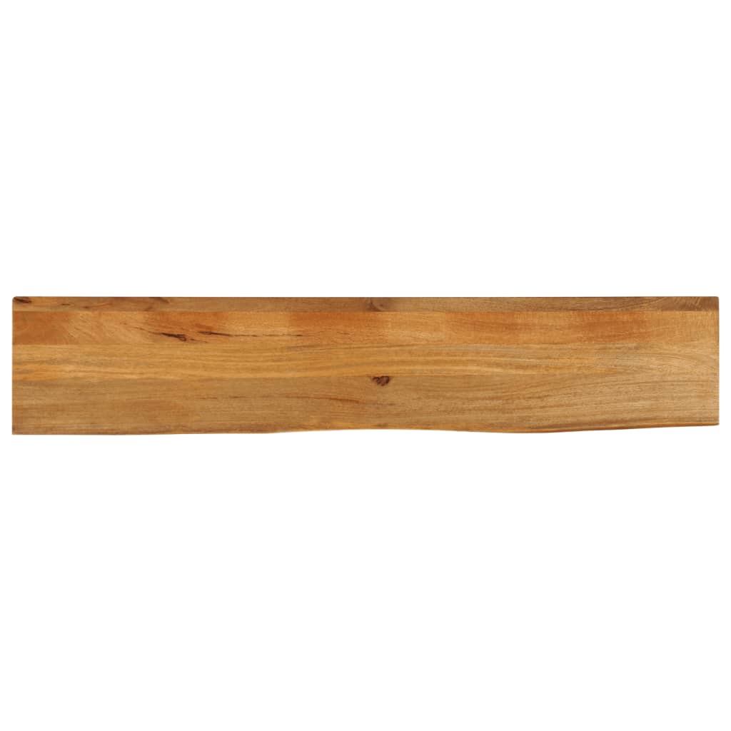 Tablero De Mesa Borde Madera Maciza Mango 100X30X2,5 Cm