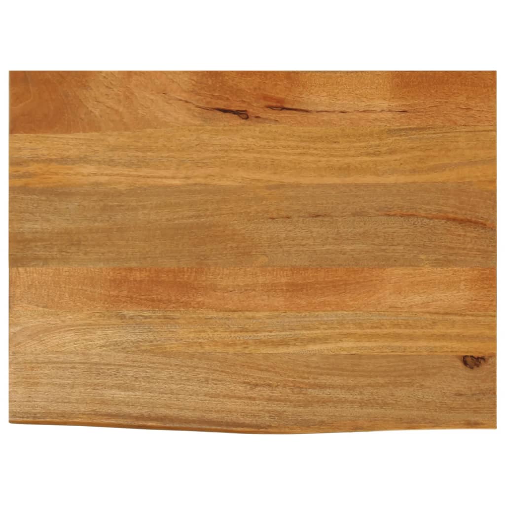 Tablero De Mesa Borde Madera Maciza Mango 100X30X2,5 Cm