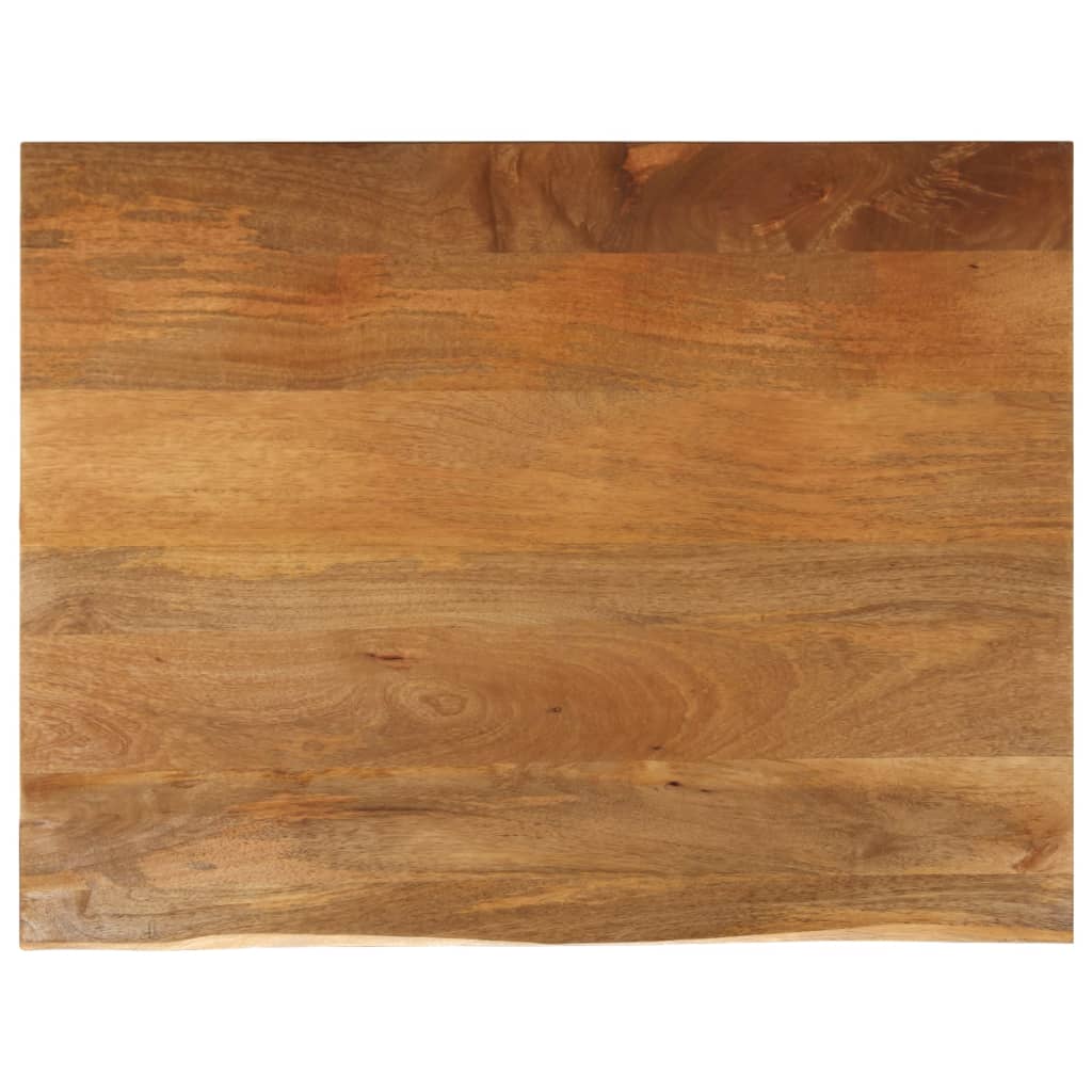 Tablero De Mesa Borde Madera Maciza Mango 100X30X2,5 Cm